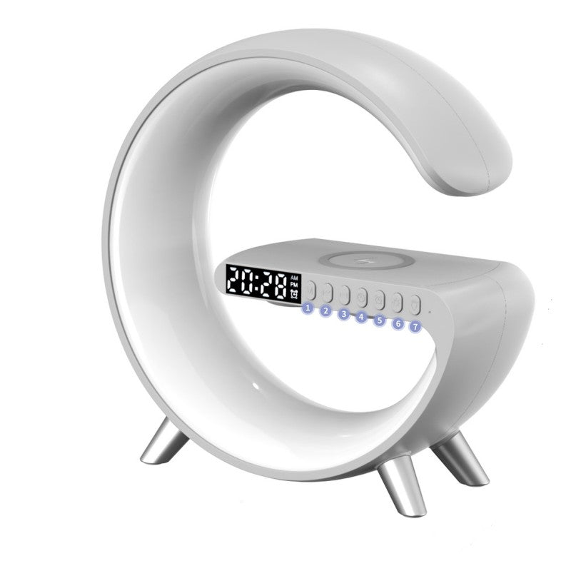 Smart LED Lamp with Speaker and Wireless Charging