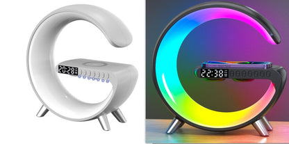 Smart LED Lamp with Speaker and Wireless Charging