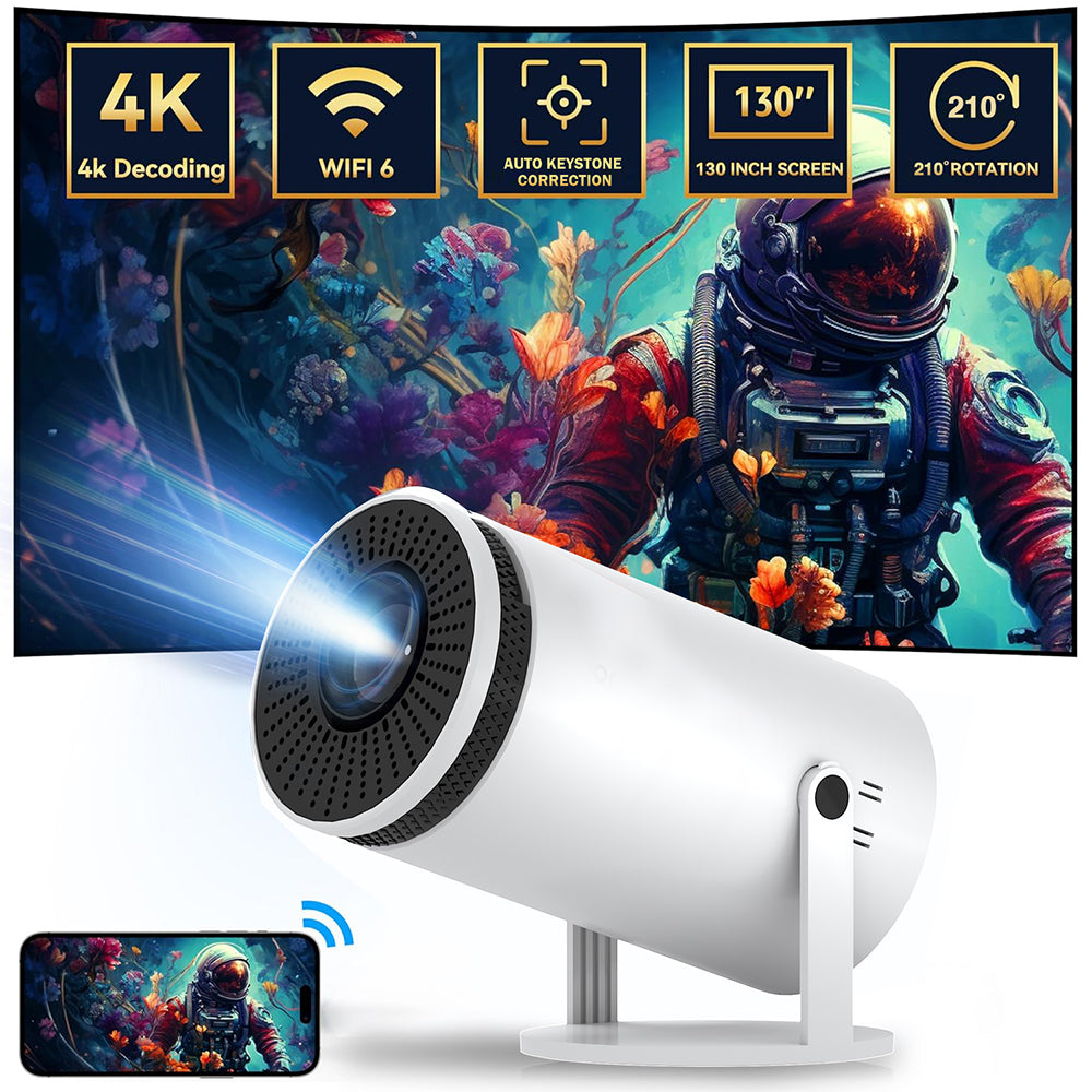 Turn any wall into your home theater in seconds