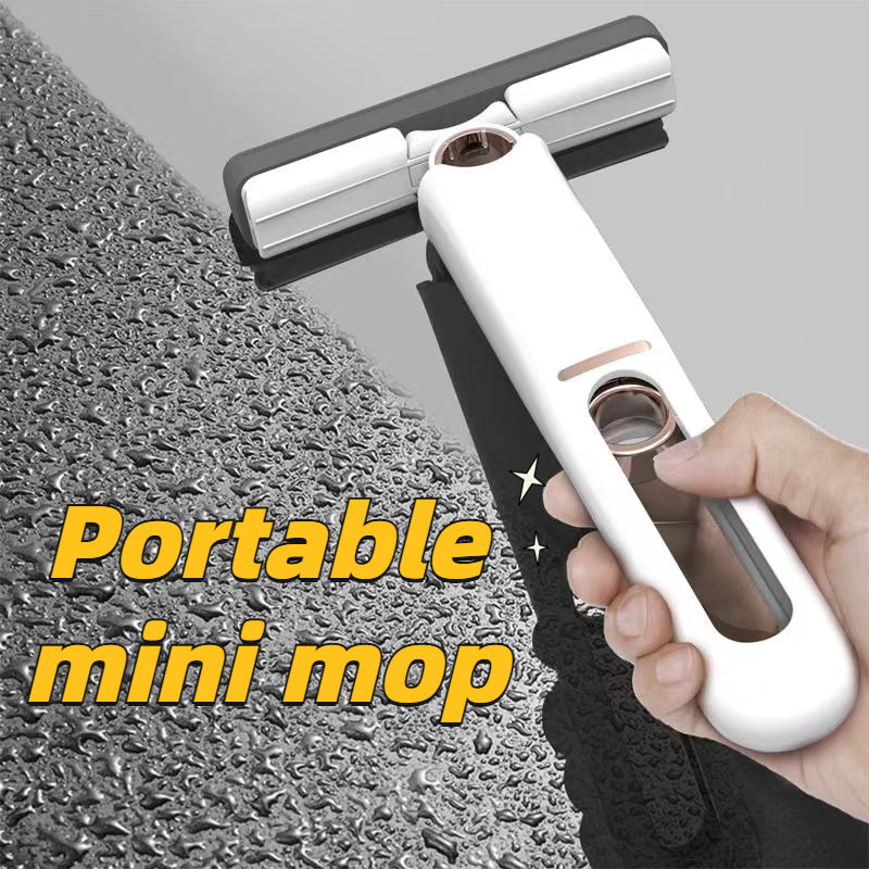 Clean in seconds without hassle – Portable mini mop