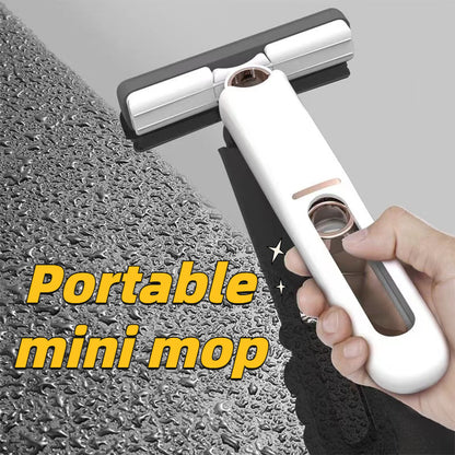 Clean in seconds without hassle – Portable mini mop