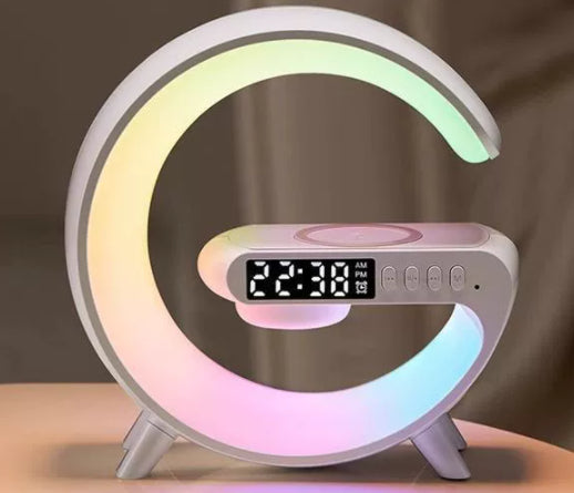 Smart LED Lamp with Speaker and Wireless Charging