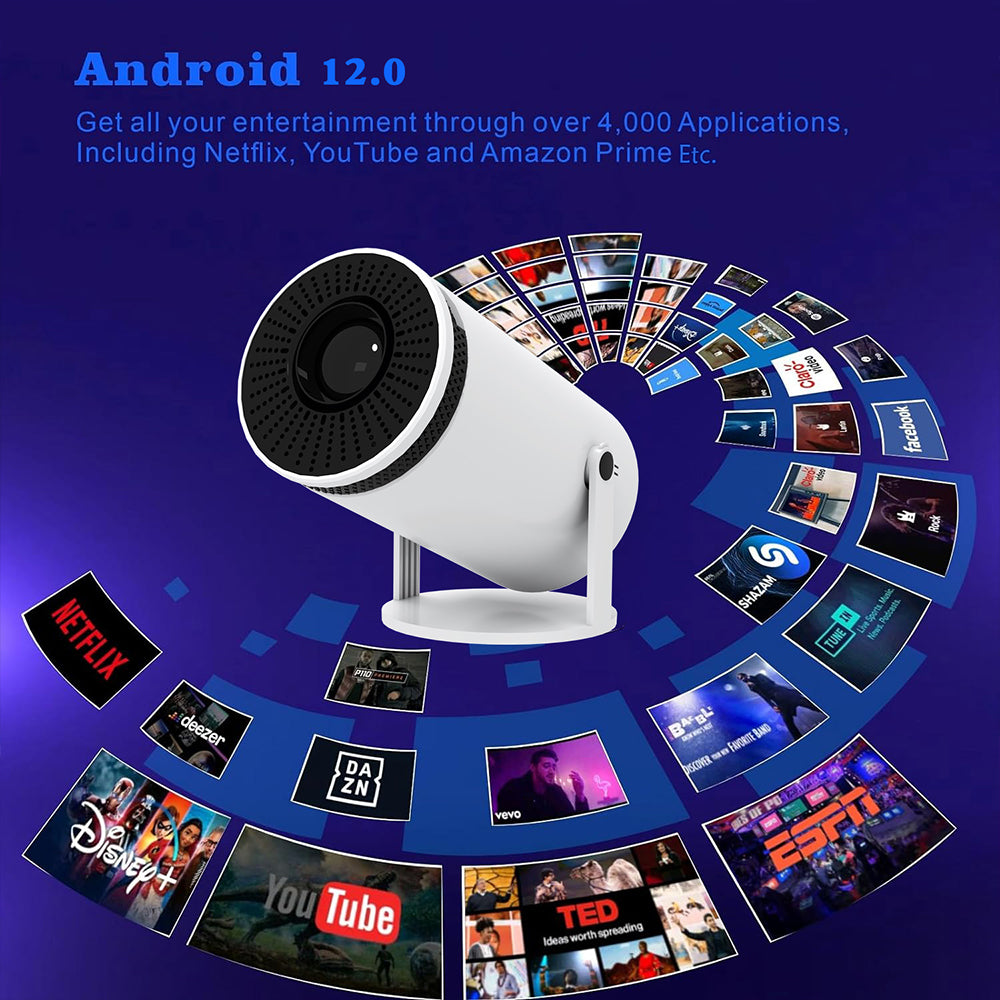 Turn any wall into your home theater in seconds