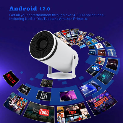 Turn any wall into your home theater in seconds