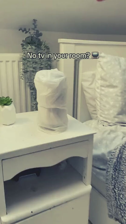 Turn any wall into your home theater in seconds